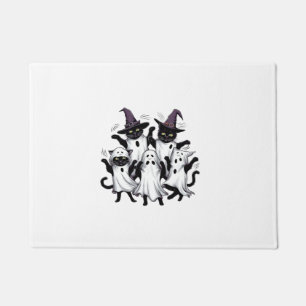 Felpudo Cute gatos fantasma Funny disfraces de Halloween G