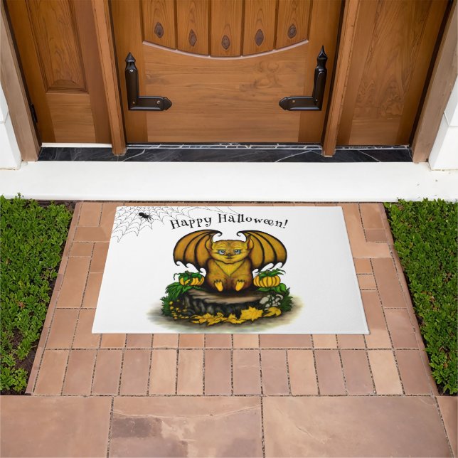 Felpudo Cute Halloween Bat (Exterior)