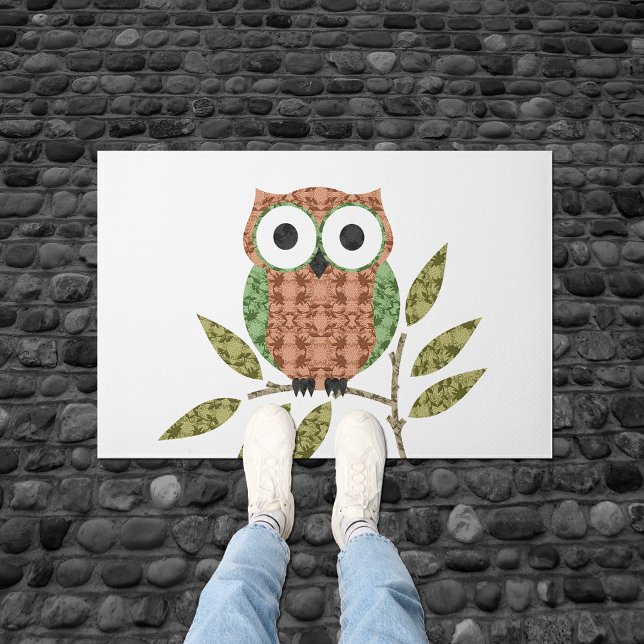 Felpudo Cute Hoot Owl Door Mat (Subido por el creador)