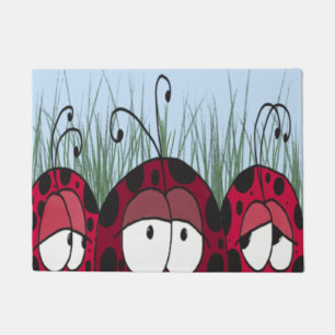 Felpudo Cute Ladybugs