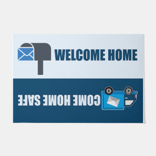 Felpudo Cute Mailman Doormat, decorador de correos
