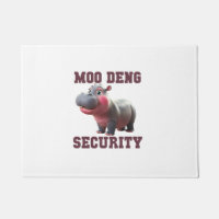Cute MOO DENG SEGURIDAD Papá Bebé Hippo Papá Padre