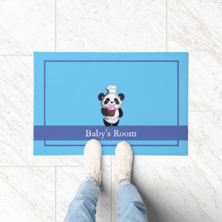 Felpudo Cute Panda Bear Rug Dog Mat