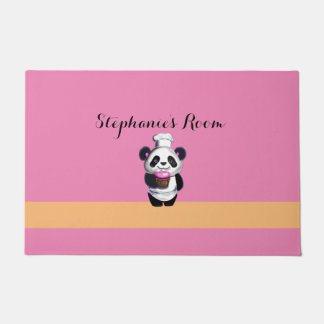 Felpudo Cute Panda Bear Rug Dog Mat