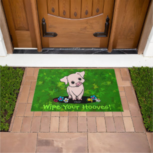 Felpudo Cute Piglet Doormat