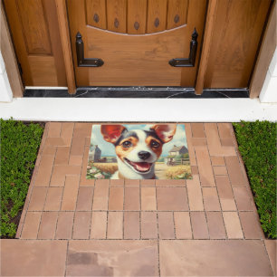 Felpudo Cute Toy Fox Terrier Pintura