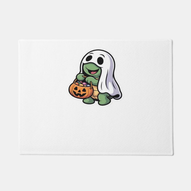 Felpudo Cute Turtle Ghost Costume � Adorable Halloween Tri (Anverso)