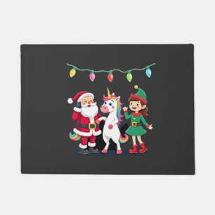 Felpudo Dabbing Santa Elfo Unicornio Navidad Niños Chicos