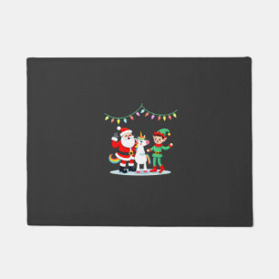 Felpudo Dabbing Santa Elfo Unicornio Navidad Niños Chicos 