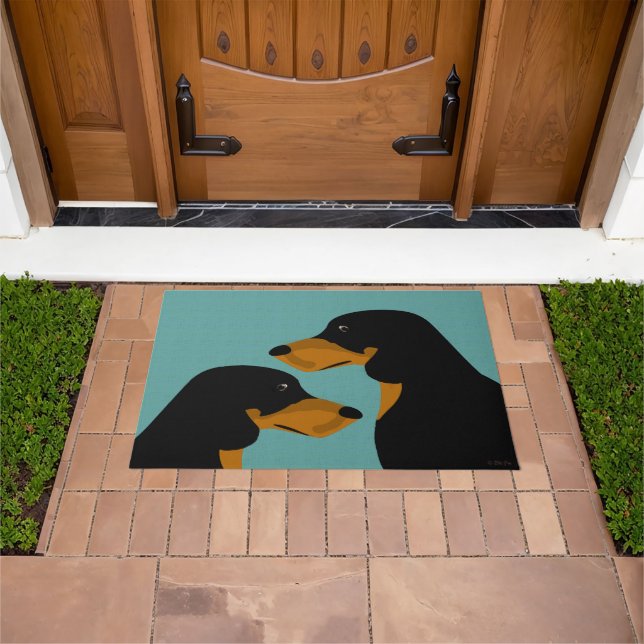 Felpudo Dachshund Doormat (Exterior)