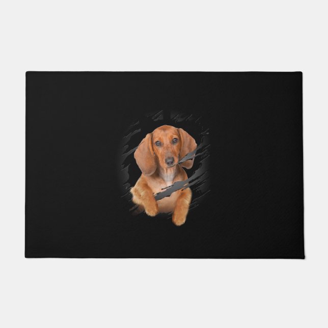 Felpudo Dachshund Lover Cute Dachshund (Anverso)