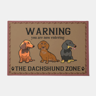 Felpudo Dachshund Lover Gift,Dachshund Doormat