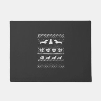 Felpudo Dachshunds Christmas Sweater Pattern Classic T-Shi