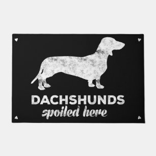 Felpudo Dachshunds estropeados aquí
