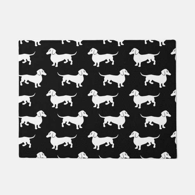 Felpudo Dachshunds por todas partes (Anverso)