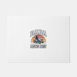 Felpudo Dada Mows Best Camiseta de Cortacésped Vintage Dis
