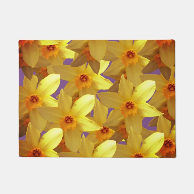 Felpudo Daffodils Bloom Door Mat (Anverso)