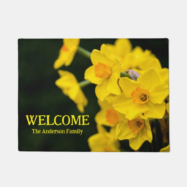 Felpudo Daffodils Door Mat (Anverso)