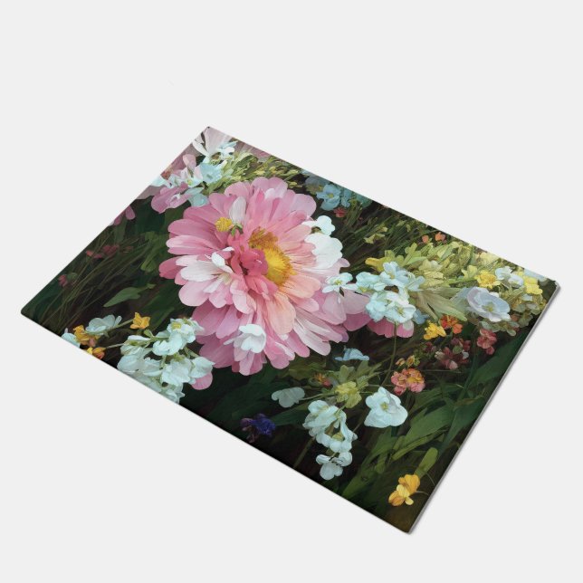 Felpudo Daisy en rosa (Angular)