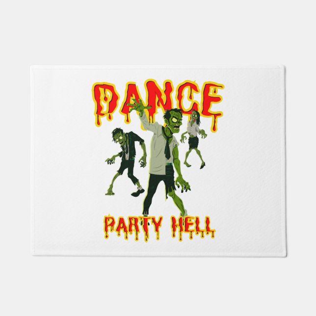 Felpudo Dance Fiesta Hell Dance Halloween (Anverso)