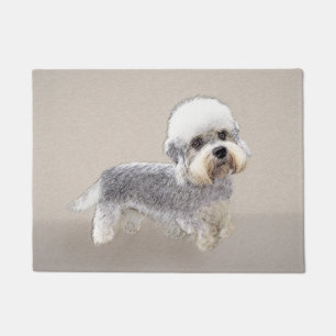 Felpudo Dandie Dinmont Terrier Pintura Original De Perro