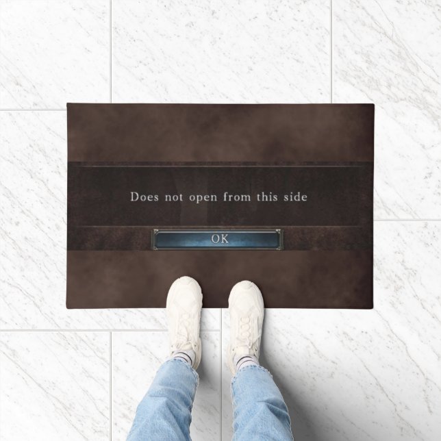 Felpudo Darksouls doormat, no se abre de este lado, (Interior)