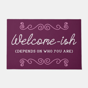 Felpudo De Bienvenida Depende De Quién Eres