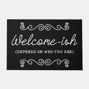 Felpudo De Bienvenida Depende De Quién Eres