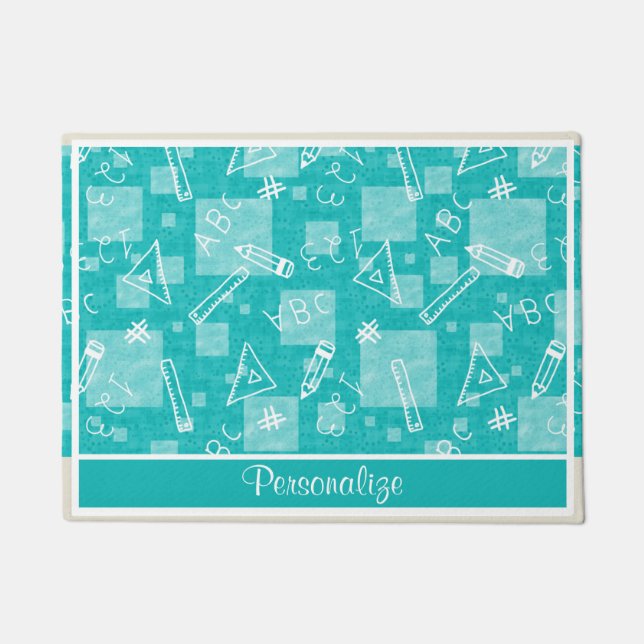 Felpudo De Vuelta A La Escuela De Enseñanza (Anverso)