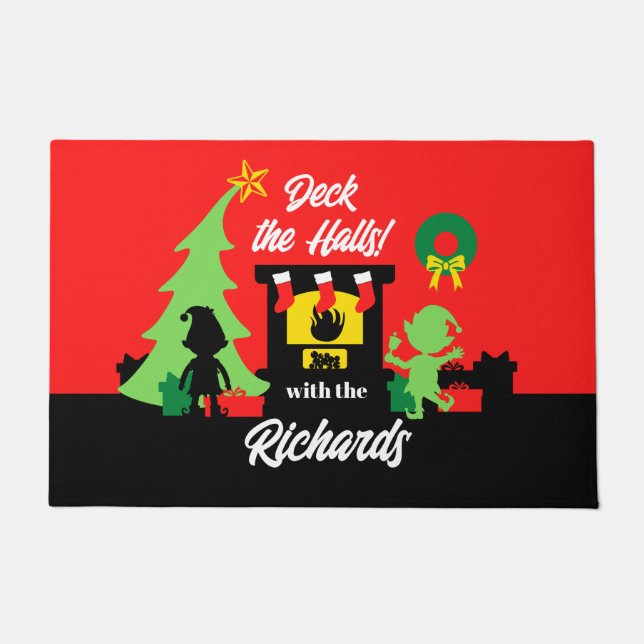 Felpudo Deck The Halls (Anverso)