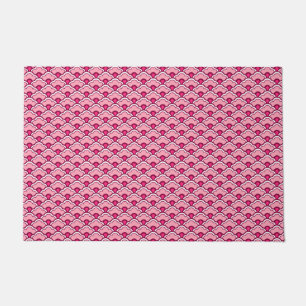 Felpudo Deco Vieira Chinos, Vino de Burdeos y Rosa