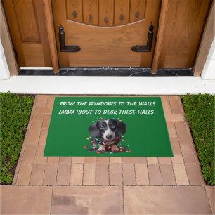 FELPUDO DECORA EL SALÓN DACHHSUND