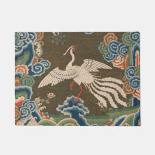 Felpudo Decoración antigua china de aves