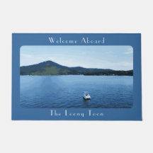 Decoración de barco colorida personalizada Lago Po