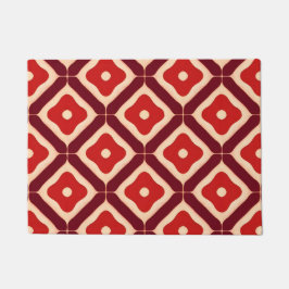 Felpudo 🔴 Decoración de entrada moderna abstracta geométr