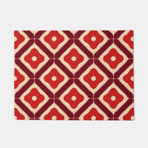 Felpudo 🔴 Decoración de entrada moderna abstracta geométr