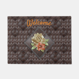 Felpudo Decoración de la Academia de Cuero 3D