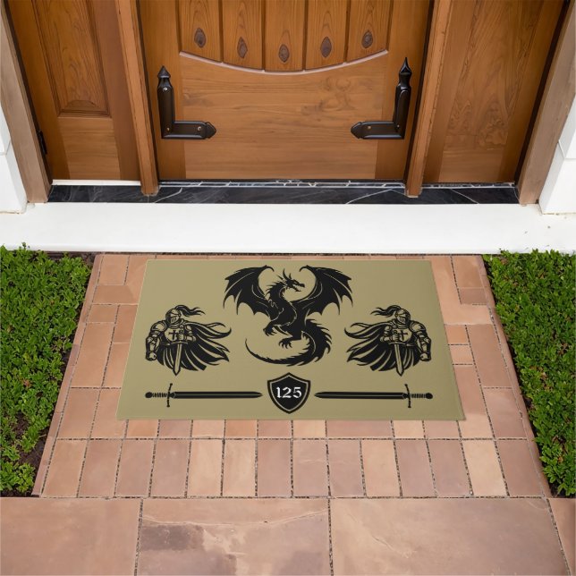 Felpudo Decoración de la casa de Fantasy Dragon (Exterior)