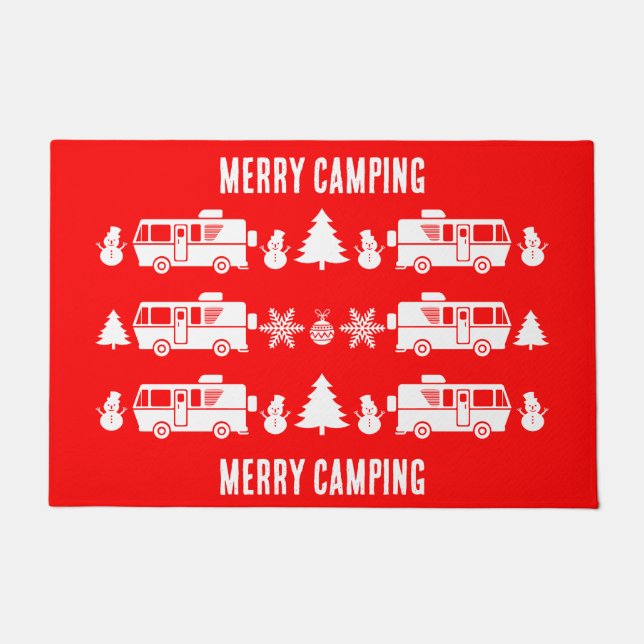 Felpudo Decoración de Navidad para Autocaravana (Anverso)