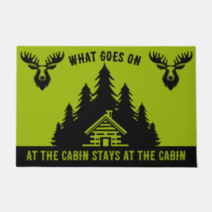 Felpudo Decoración divertida de la cabina de registro cana