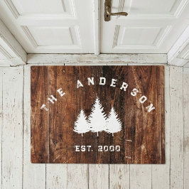 Felpudo Decoración personalizada de hogar familiar en made