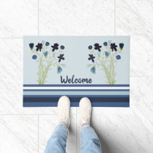 Decorativo Floral Azul