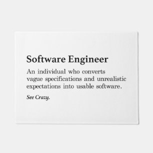 Felpudo Definición de ingeniero de software