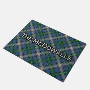 Felpudo del tartán de McDowall MacDowall del clan