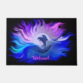 Felpudo Delfines en la luna