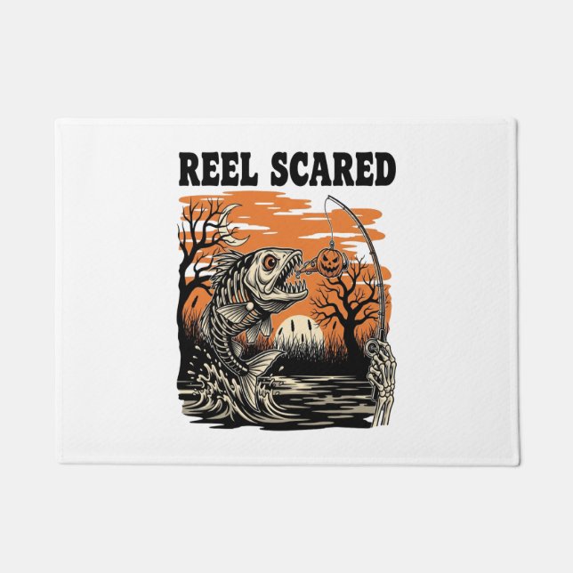 Felpudo Demasiado espacio para la Halloween escolar (Anverso)