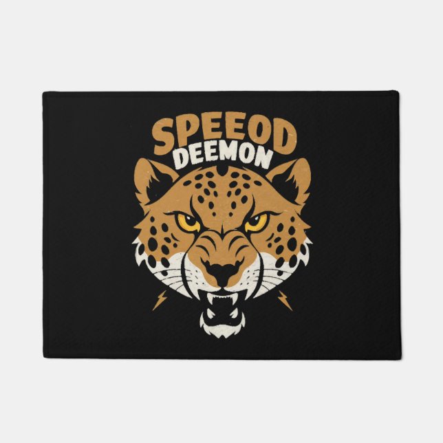 Felpudo Demonio de la Velocidad (Anverso)