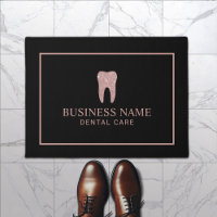 Dentista Rosa Oro Diente Odontológico Moderno