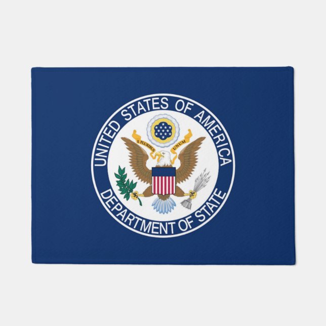 Felpudo Departamento de Estado de los Estados Unidos Matt (Anverso)