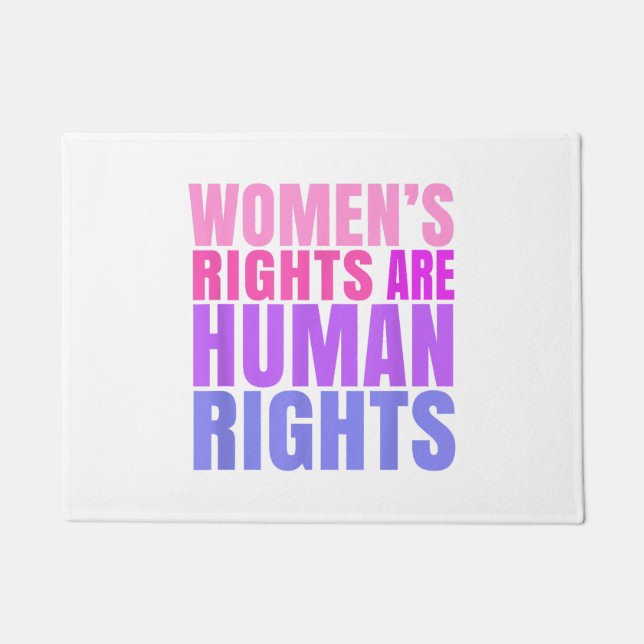 Felpudo Derechos Humanos Derechos de la Mujer (Anverso)